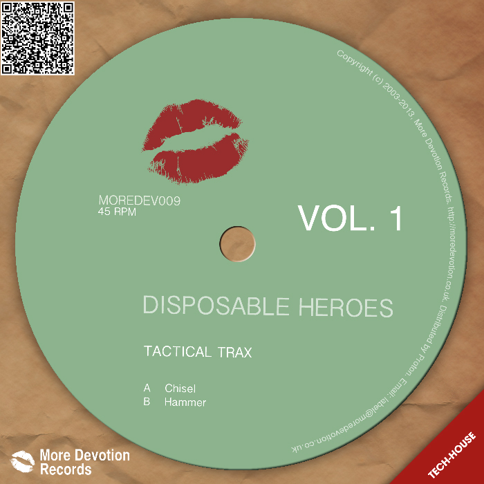 Disposable Heroes - Tactical Trax Vol. 1 (MOREDEV009)